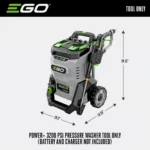 EGO Power+ HPW3200 3200 PSI Battery Pressure Washer Tool Only