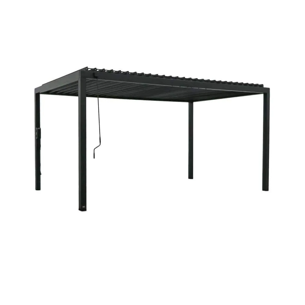 Backyard Discovery Sarasota Galvanized Steel Louvered Pergola Backyard Discovery Sarasota Galvanized Steel Louvered Pergola