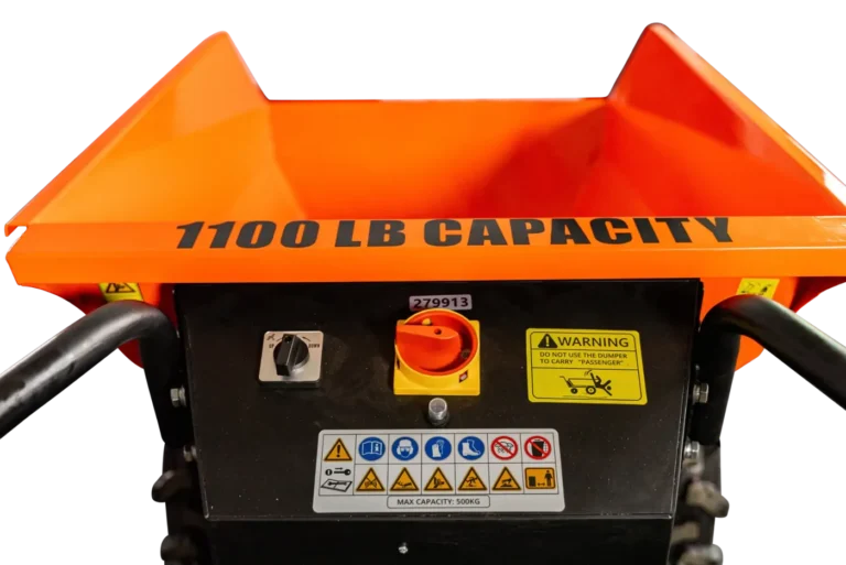 Detail K2 Big Dump 1100 Pound Electric Power Dump Cart