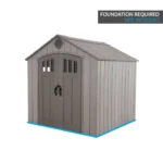 Lifetime 8 Ft x 7.5 Ft Outdoor Storage Shed