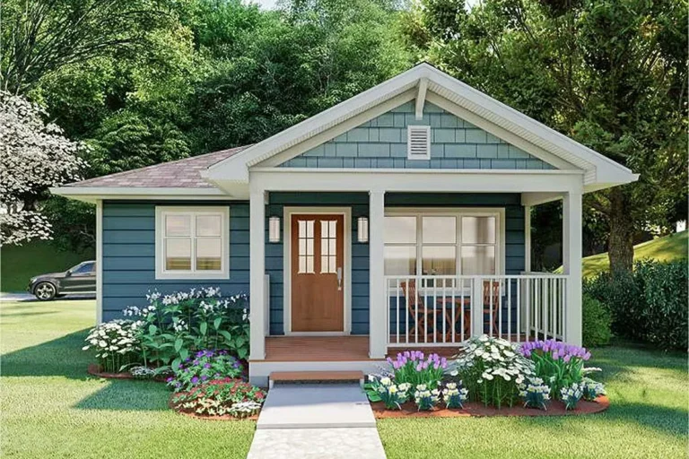 Cozy Tiny Home with Gabled Front Porch