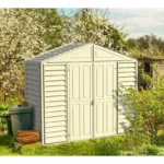 DuraMax 10.5ft x 2.75ft Vinyl SidePro Shed with Foundation Kit