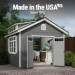Windemere Deluxe Wooden Storage Shed with Spacious Utility Design