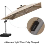 PURPLE LEAF Double Top Deluxe Solar Powered LED