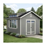 Windemere Deluxe Wooden Storage Shed with Spacious Utility Design