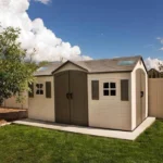 D Plastic Storage Shed 8 ft. W x 20 ft