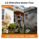 Crossfalls Retractable Pressure Washer Ultra – Wall-Mounted Brushless Electric Pressure Washer
