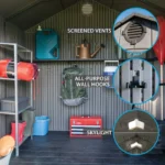 Lifetime 8 Ft x 7.5 Ft Outdoor Storage Shed