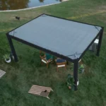 Backyard Discovery Trenton Galvanized Steel Pergola with Canopy