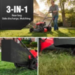 17-Inch 144cc Gas Push 3-in-1 Lawn Mower DV8618P