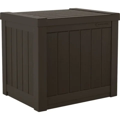 Suncast 22 Gallon Small Deck Box – Java