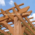 Backyard Discovery 12′ x 10′ Cedar Pergola — product view 3