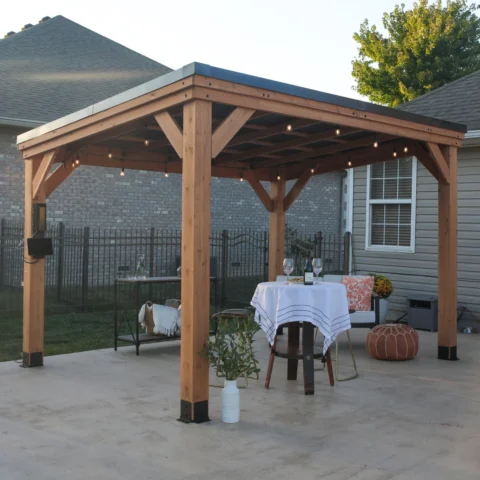 Backyard Discovery 12′ x 9.5′ Arcadia Gazebo — product view 1
