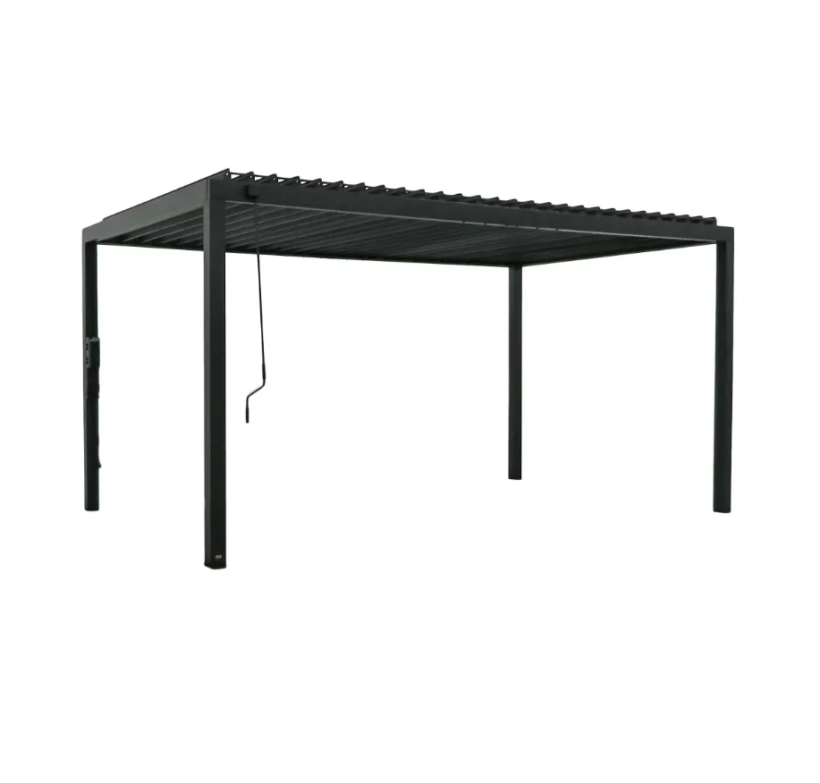 Backyard Discovery Sarasota 16’x10′ Galvanized Steel Louvered Pergola Backyard Discovery Sarasota 16’x10′ Galvanized Steel Louvered Pergola