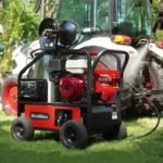 4000 PSI 4 GPM Honda E-Start Engine Hot Water Pressure Washer with Hose Reel (HPW40H)