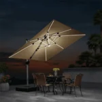 PURPLE LEAF Double Top Deluxe Solar Powered LED