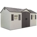 D Plastic Storage Shed 8 ft. W x 20 ft