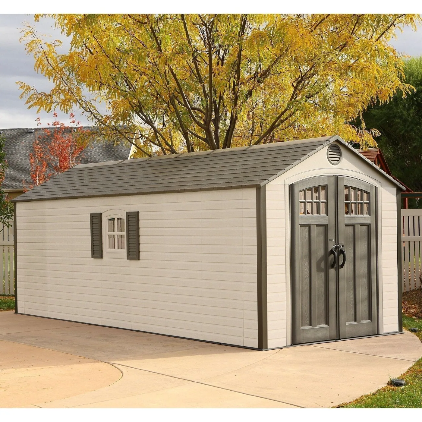 D Plastic Storage Shed 8 ft. W x 20 ft D Plastic Storage Shed 8 ft. W x 20 ft