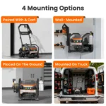 Crossfalls Retractable Pressure Washer Ultra – Wall-Mounted Brushless Electric Pressure Washer