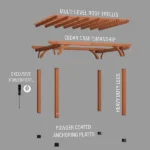 14×12 Beaumont Pergola
