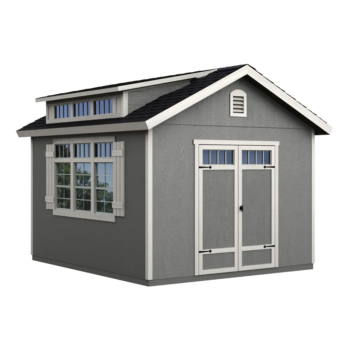 Windemere Deluxe Wooden Storage Shed with Spacious Utility Design Windemere Deluxe Wooden Storage Shed with Spacious Utility Design