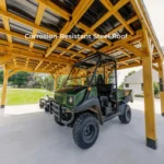 Backyard Discovery Kingsport Cedar Wood Carport with Steel Roof