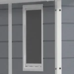 Keter Manor 4 ft. W x 6 ft. D Vertical Resin Outdoor Storage Shed Ideal For Patio