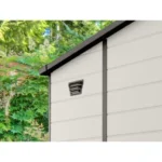 Keter 6′ x 4′ Manor Plastic Pent Garden Storage Shed – Beige — product view 4